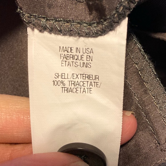 Helmut Lang Dress Pants Gray Tapered Leg Pleated High Waisted Loden size 2 - Picture 15 of 15